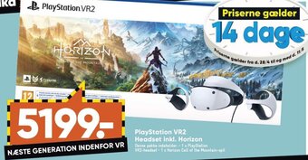 Bilka PlayStation VR2 Headset inkl. Horizon tilbud