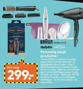 Bilka BRAUN REMINGTON BaByliss Personlig pleje produkter tilbud
