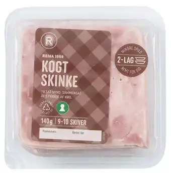 REMA 1000 Kogt skinke, 140 g tilbud