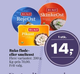 Buko flødeost pikant