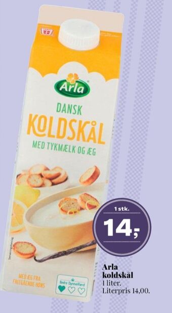 Dagli'Brugsen Arla koldskål tykmælk & æg tilbud