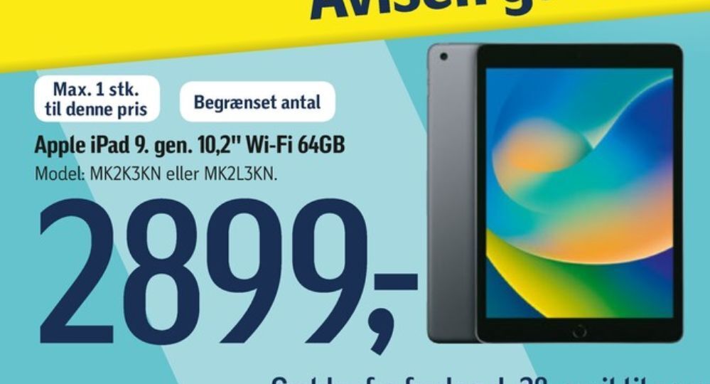 Apple tablet tilbud hos Føtex