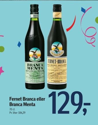 Føtex Fernet branca bitter tilbud