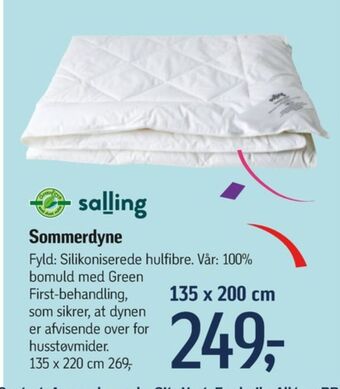 Føtex Salling dyne tilbud