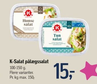 Føtex K-salat hønsesalat tilbud