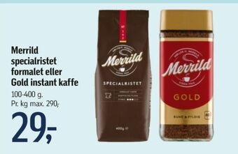 Gold instant kaffe