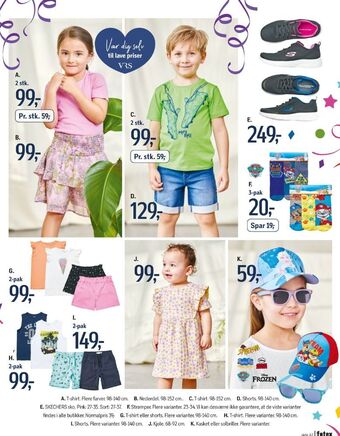Føtex Vrs kids t-shirt tilbud
