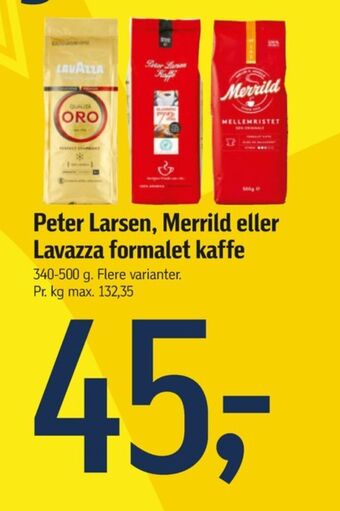 Føtex Qualita oro kaffe formalet tilbud