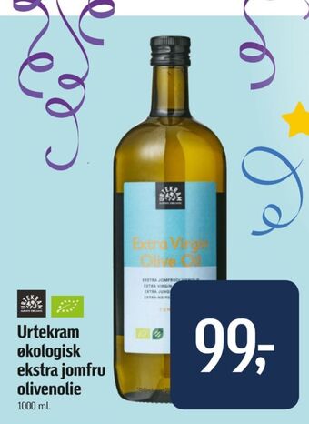 Føtex Urtekram olivenolie tilbud