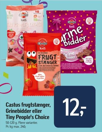 Føtex Castus frugtstænger tilbud