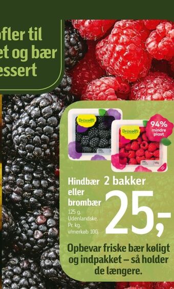 Føtex Driscolls hindbær tilbud