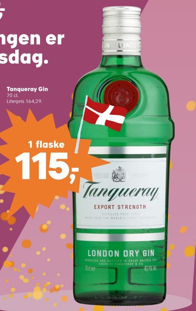 London dry gin tilbud hos Kvickly