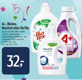 Føtex A+ vaskemiddel-flydende tilbud