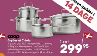 Kvickly Coop grydesæt tilbud