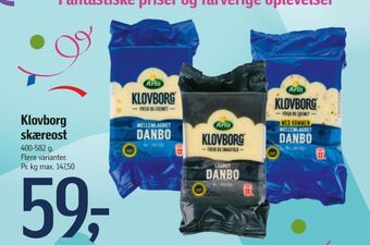 Føtex Klovborg skæreost danbo mellemlagret tilbud