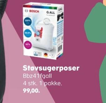 Kvickly Bosch støvsugerposer tilbud