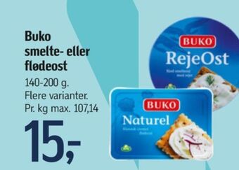 Føtex Buko smelte smøreost rejeost tilbud