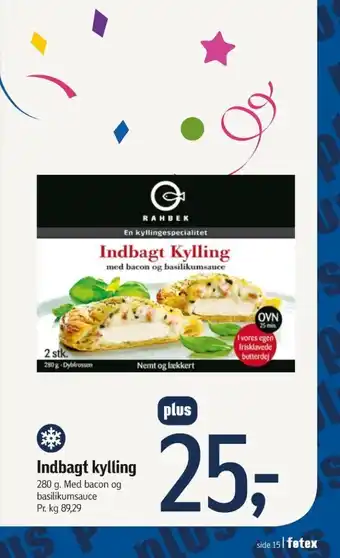 Føtex Rahbek indbagt kylling tilbud