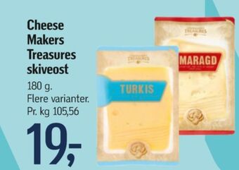 Føtex Cheesemakers skiveost turkis tilbud