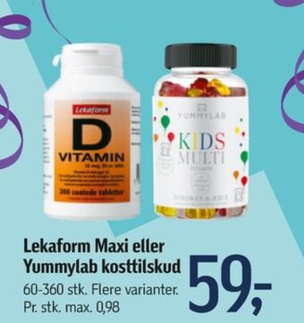 Føtex Lekaform vitaminer tilbud