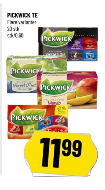 Løvbjerg Pickwick tebreve tilbud