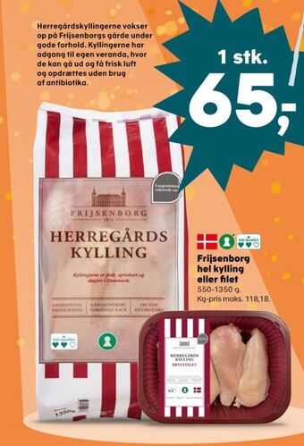 Kvickly Frijsenborg kylling tilbud