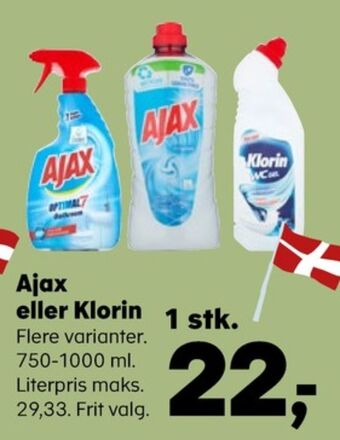 Kvickly Klorin wc-rens tilbud