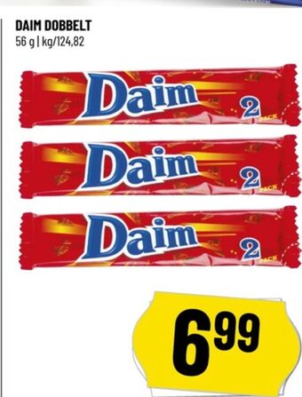 Løvbjerg Daim chokoladebar tilbud