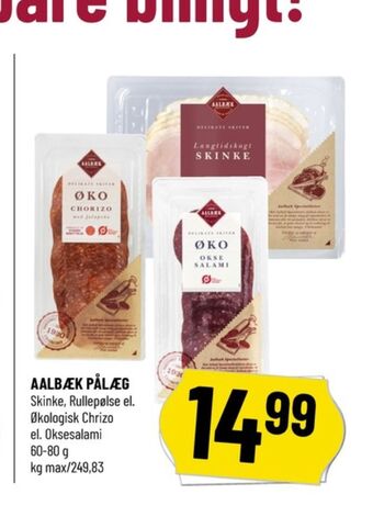 Løvbjerg Aalbæk specialiteter skinke tilbud