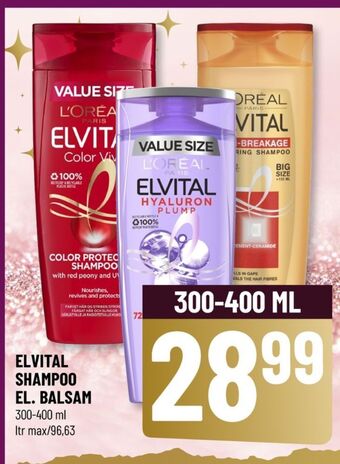 Løvbjerg Elvital shampoo tilbud