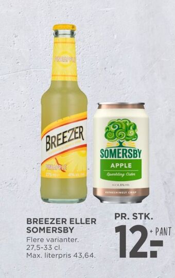 MENY Breezer rtd tilbud