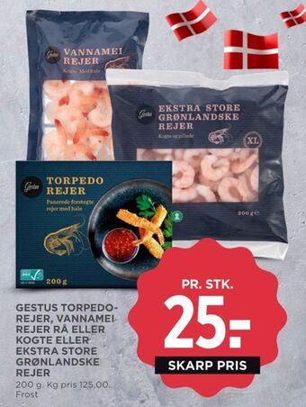 MENY Gestus rejer tilbud