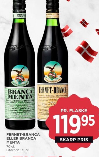 MENY Fernet branca bitter tilbud