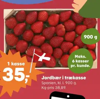 SuperBrugsen Ukendt jordbær tilbud