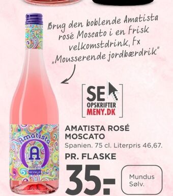 MENY Ukendt spansk mousserende vin tilbud