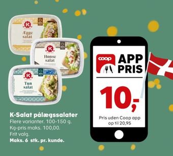 SuperBrugsen K-salat tunsalat tilbud