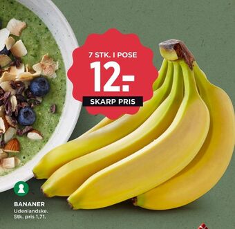 MENY Ukendt bananer tilbud