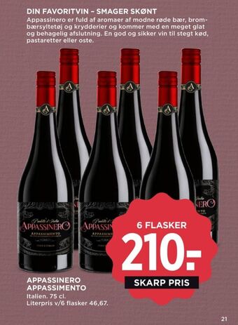 MENY Ukendt italiensk rødvin tilbud