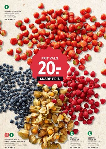 MENY Ukendt jordbær tilbud