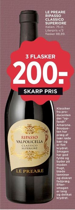 MENY Ukendt italiensk rødvin tilbud