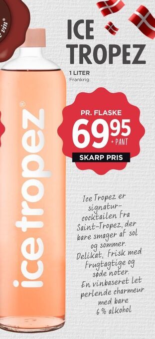 MENY Ice tropez fransk mousserende vin tilbud