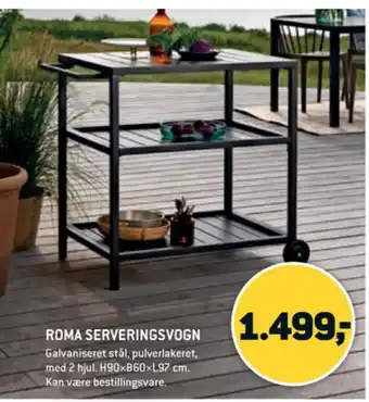 XL-BYG Outrium serveringsvogn tilbud