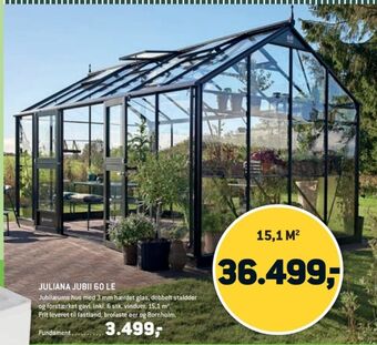 XL-BYG Juliana drivhus tilbud