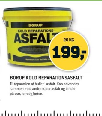 XL-BYG Borup asfalt tilbud
