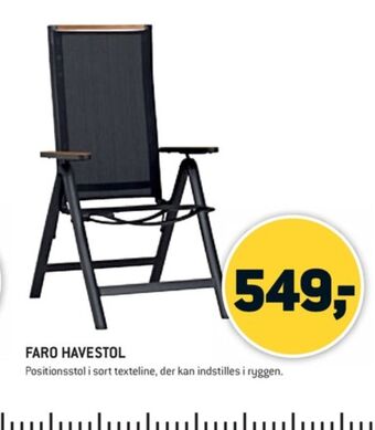 XL-BYG Outrium havestol tilbud