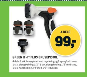 XL-BYG Green it brusepistol tilbud