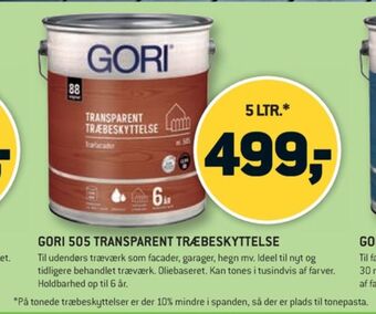 XL-BYG Gori træbeskyttelse tilbud