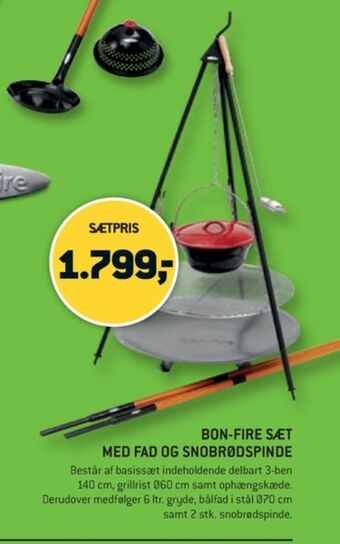 XL-BYG Bon-fire grillrist tilbud