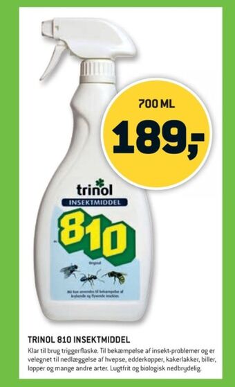 XL-BYG Trinol insektgift tilbud