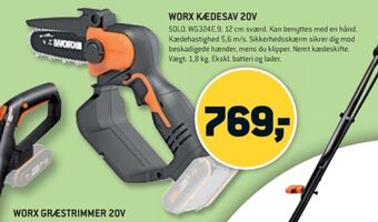 XL-BYG Worx professional kædesav tilbud